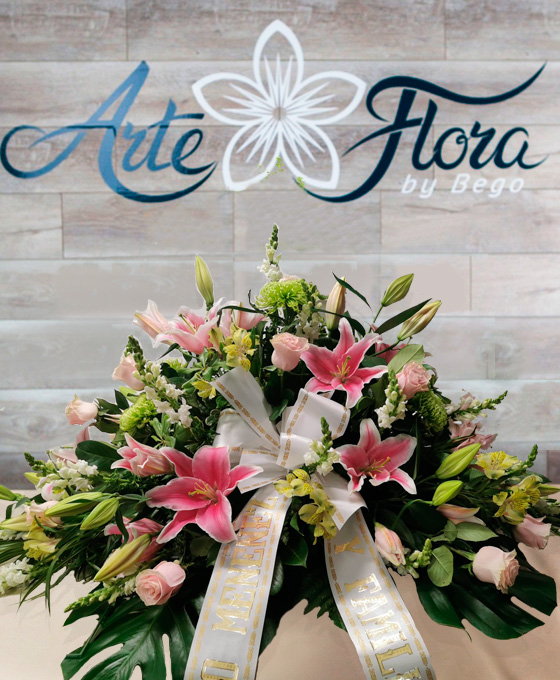 Palma funeraria en Gijón